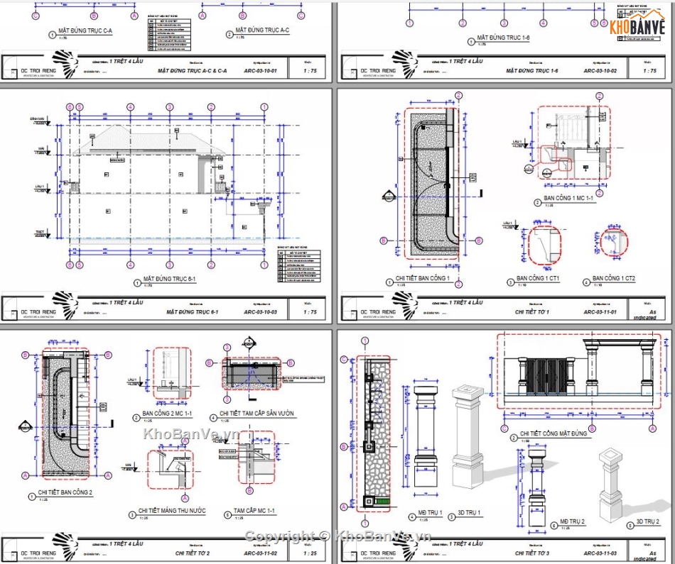 biệt thự revit,biệt thự 2 tầng,biệt thự mái nhật revit,file revit biệt thự