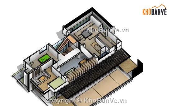 biệt thự 3 tầng,biệt thự hiện đại,biệt thự hiện đại 3 tầng,revit biệt thự 3 tầng