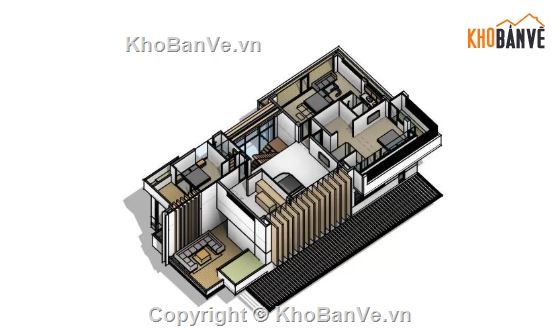 biệt thự 3 tầng,biệt thự hiện đại,biệt thự hiện đại 3 tầng,revit biệt thự 3 tầng