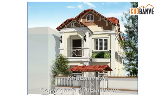nhà phố 2 tầng,revit nhà phố 2 tầng,nhà phố 2 tầng file revit