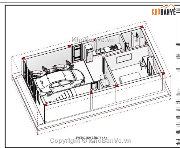 nhà phố 3 tầng,revit nhà phố 3 tầng,file revit nhà phố 3 tầng