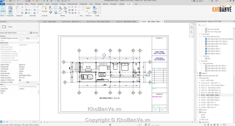 nhà phố 3 tầng,nhà phố đẹp,revit nhà 3 tầng