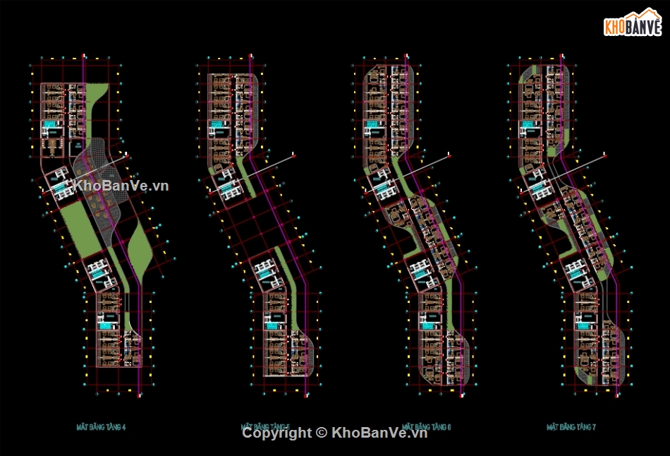 File sketchup khách sạn,đồ án khách sạn,mẫu đồ án khách sạn,File autocad