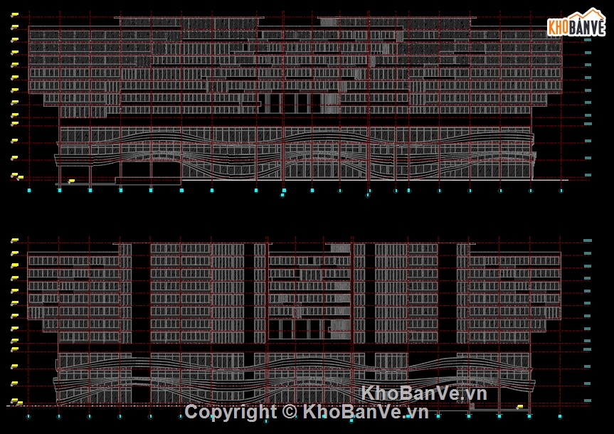 File sketchup khách sạn,đồ án khách sạn,mẫu đồ án khách sạn,File autocad