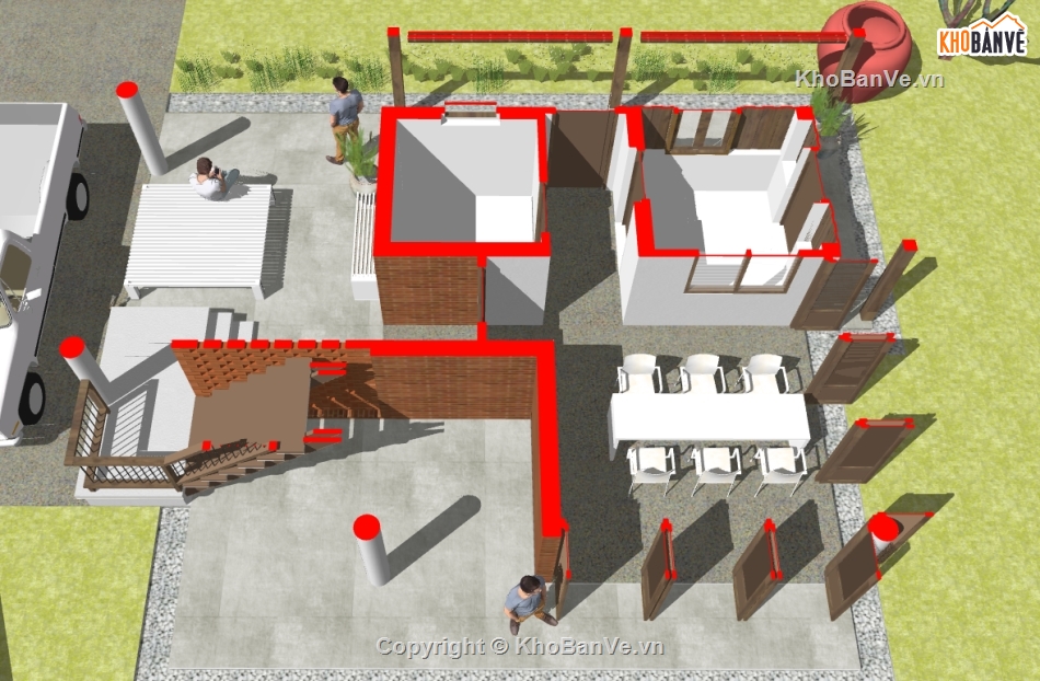 homestay,File su home stay,homestay 2 tầng