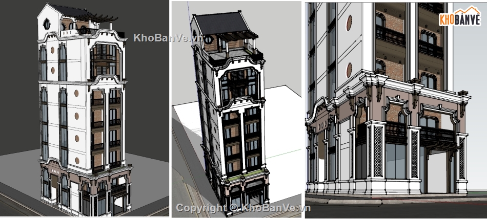 Sketchup nhà phố 9 tầng,File sketchup nhà phố,3dsketchup nhà phố,3d su nhà phố 9 tầng,Model su nhà phố 9 tầng 6x13.5m,File sketchup nhà phố 9 tầng