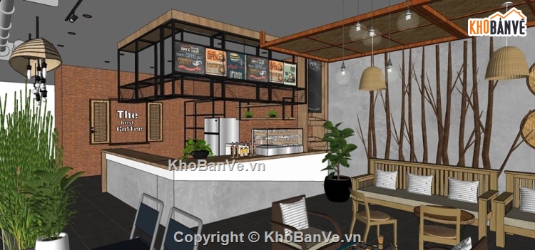quán cà phê,nội thất quán cà phê,nội thất quán cafe,thiết kế quán cafe,mẫu quán cafe