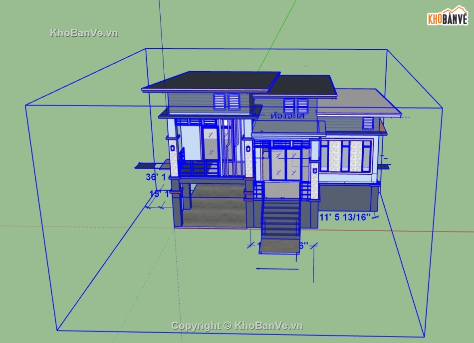 sketchup nhà 2 tầng,bản vẽ nhà 2 tầng su,file su nhà 2 tầng,File sketchup nhà 2 tầng,model sketchup nhà 2 tầng