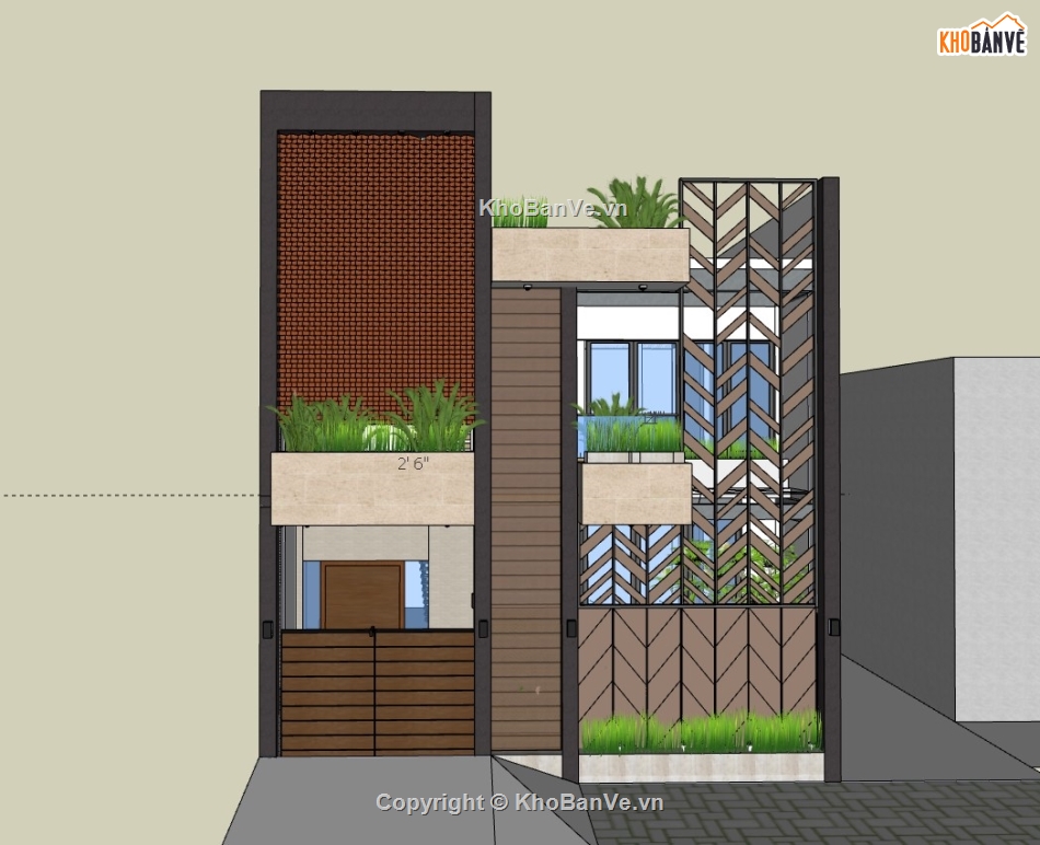 nhà phố 1 tầng,su nhà phố,sketchup nhà phố,su nhà  phố 2 tầng,sketchup nhà phố 2 tầng