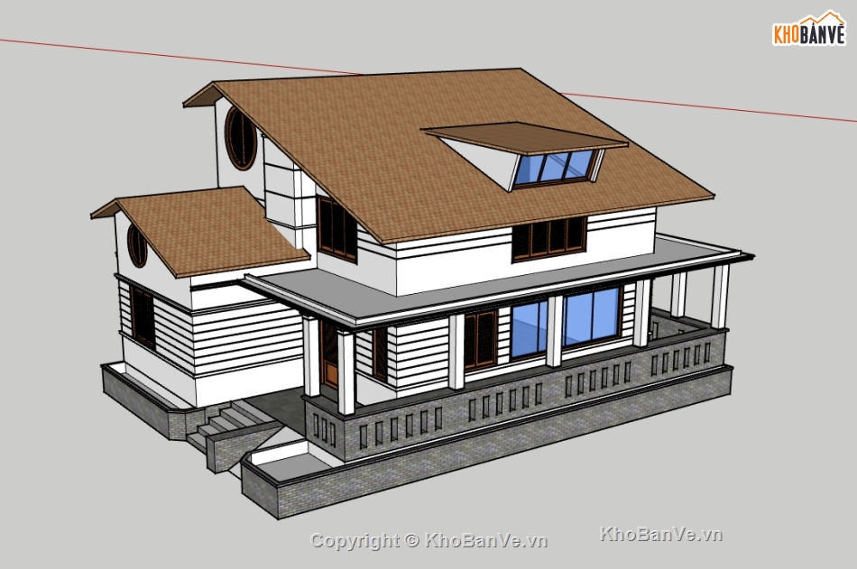 sketchup nhà phố 2 tầng,nhà phố sketchup,nhà phố  2 tầng,File sketchup nhà phố 2 tầng,nhà phố 2 tầng sketchup