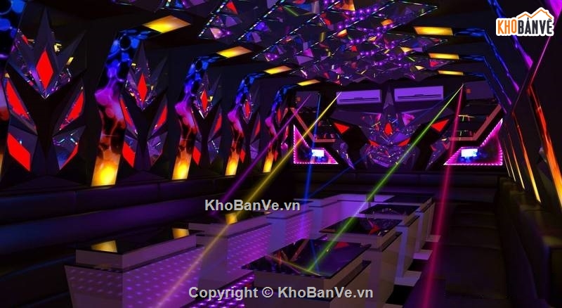 sketchup nội thất karaoke,phòng karaoke file su,phòng karaoke file sketchup,sketchup quán karaoke