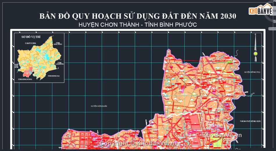 Tài liệu AutoCAD quy hoạch đất Bình Phước,Tài liệu quy hoạch đất thị xã Chơn Thành,Tài liệu AutoCAD quy hoạch đất Chơn Thành,Tài liệu quy hoạch sử dụng đất thị xã Chơn Thành