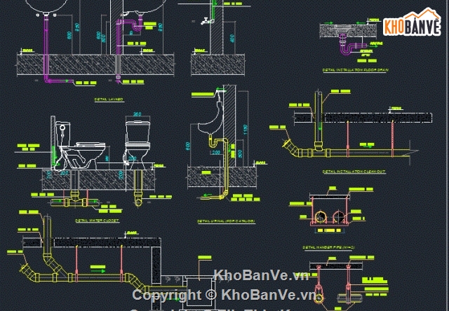 thiết bị vệ sinh,lắp đặt ống,thiết bị nhà vệ sinh,bản vẽ lắp đặt,lắp đặt thiết bị nhà vệ sinh