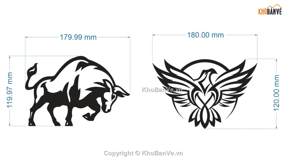 con trâu,mẫu cnc logo,mẫu logo cnc,logo cnc