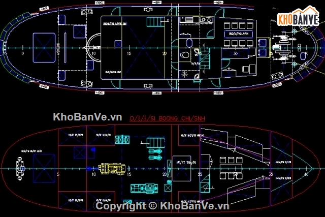 tầu kéo,cad tầu kéo,tầu kéo 300 cv