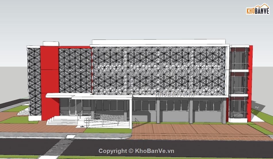 tòa nhà trường học,trường học,model trường học