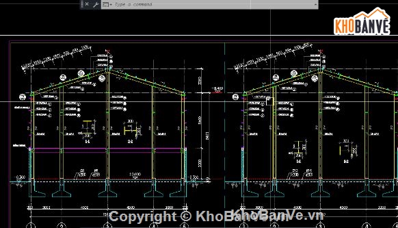nhà xưởng,file cad nhà xưởng,cad nhà xưởng,autocad nhà xưởng