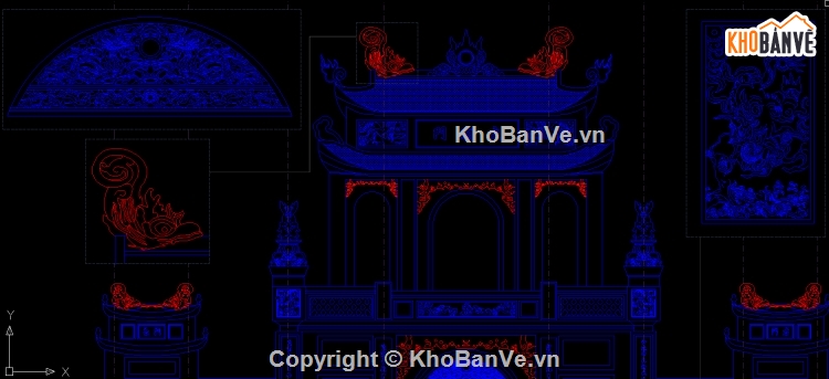 thiết kế chùa miếu,đình chùa cổ,đình chùa,chùa bảo sơn,chùa 13x24.5m