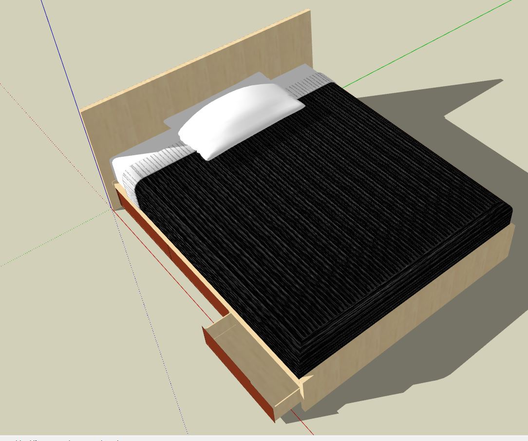 mẫu giường,sketchup mẫu giường,mẫu giường sketchup