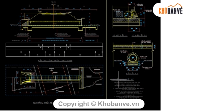 cống qua đường,Cống buy,Chi tiết cống,Tham khảo cống thoát nước,bản vẽ cống qua đường,cad cống qua đường