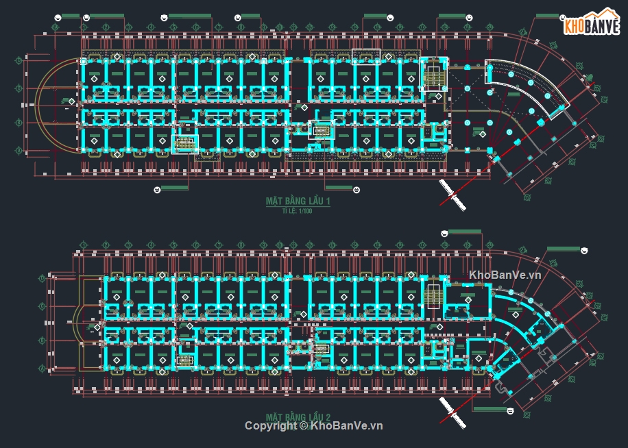 khách sạn Viễn Đông,Hồ sơ thiết kế khách sạn,autocad