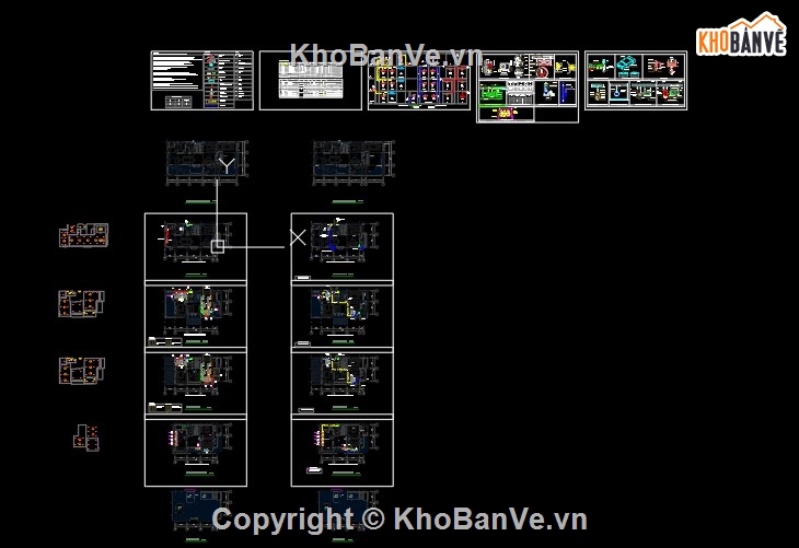 nhà 4 tầng,4 tầng,cad nhà 4 tầng