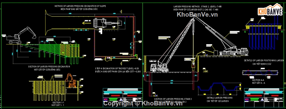 biện pháp thi công trạm bơm,biện pháp thi công trạm xử lý nước thải,biện pháp thi công cọc cừ,biện pháp xử lý nền đất yếu