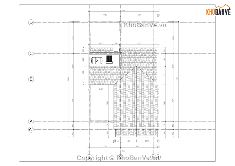 biệt thự  3 tầng,biệt thự tân cổ 3 tầng 7.5x10.74m,Full bản vẽ biệt thự tân cổ 3 tầng,full bản vẽ biệt thự 3 tầng phối cảnh su,cad biệt thự 3 tầng