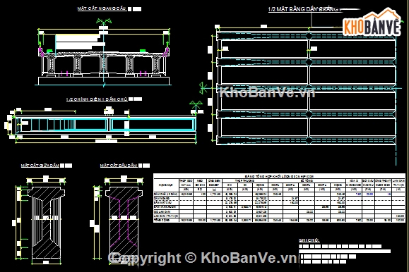 Bản vẽ Cầu dầm 33m,Bản vẽ dầm I,dầm I 33m,thiết kế cầu,bản vẽ cầu dầm sông Rô