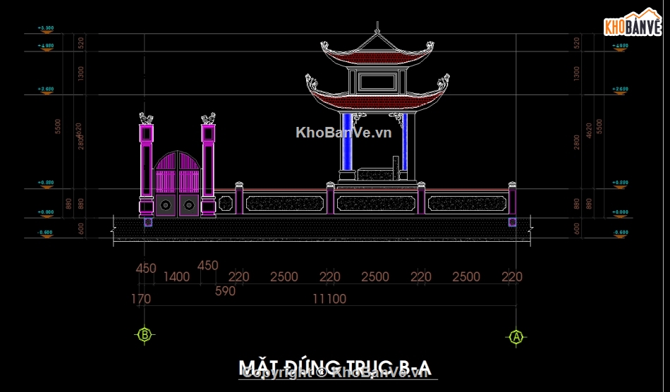 thiết kế lăng mộ,lăng mộ 3d,lăng mộ,khu lăng mộ,lăng mộ dwg,file cad bản vẽ lăng mộ