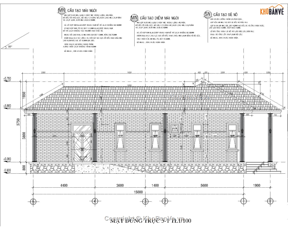 biệt thự mái nhật autocad,biệt thự đẹp,biệt thự cấp 4