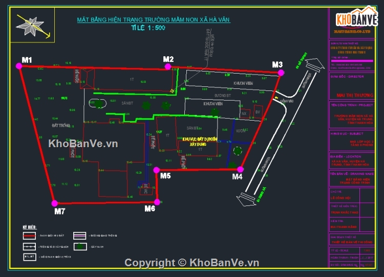 mầm non 2 tầng 8 phòng,file cad trường mầm non,trường mầm non 13.84x30.14m,bản vẽ trường mầm non,trường mầm non 2 tầng