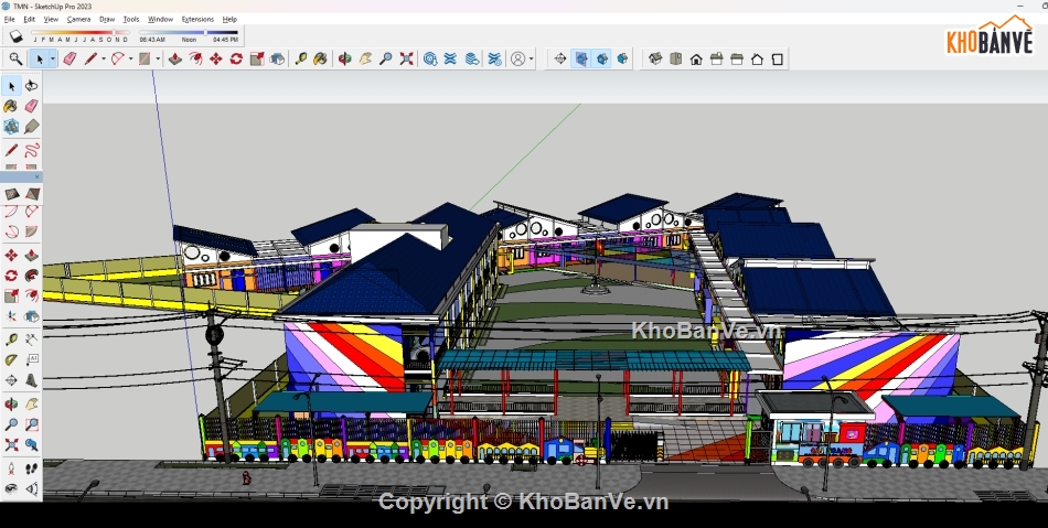 cad trường tiểu học,sketchup trường tiểu học,chi tiết trường học,hồ sơ trường học,thiết kế trường học,Trường học cad