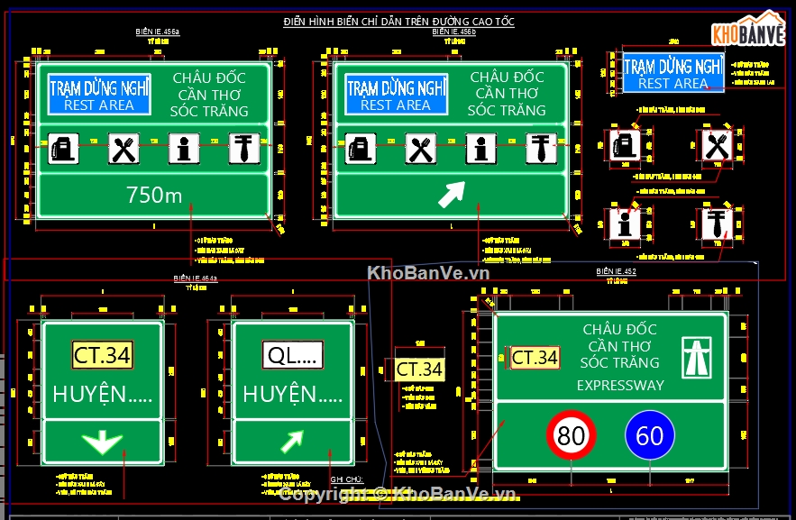 biển báo,biển báo mẫu,biển báo đường cao tốc