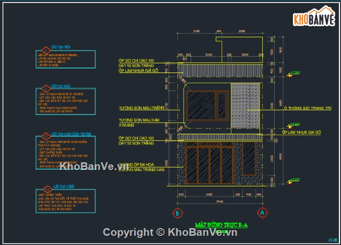 nhà phố 2 tầng,Bản vẽ nhà phố,nhà phố file cad,Full Bản vẽ cad nhà phố 2 tầng