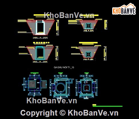 hố ga thu nước,thiết kế hố ga,hố thu,chi tiết,thoát nước,thiết kế hố thu rác