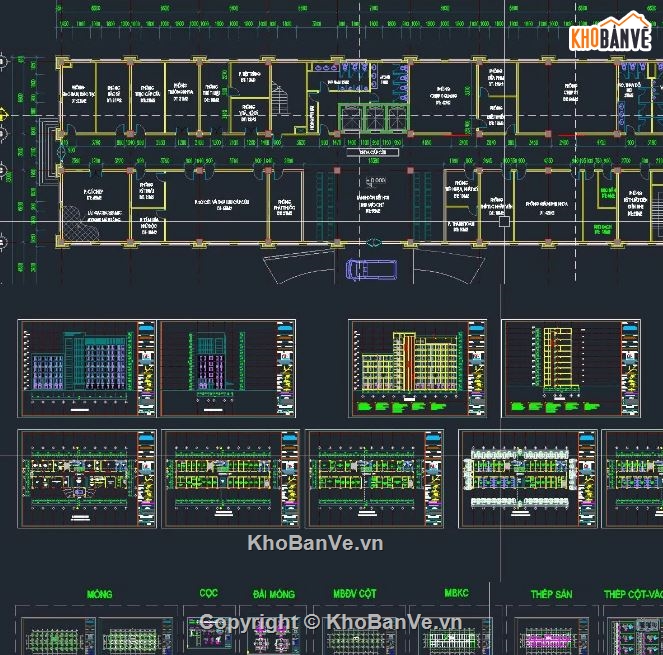bệnh viện 9 tầng,file cad bệnh viện,bệnh viện file cad,autocad bệnh viện