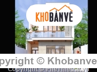 Bản vẽ nhà 2 tầng,nhà 2 tầng 7x13m,mẫu nhà phố 2 tầng,thiết kế nhà phố 2 tầng