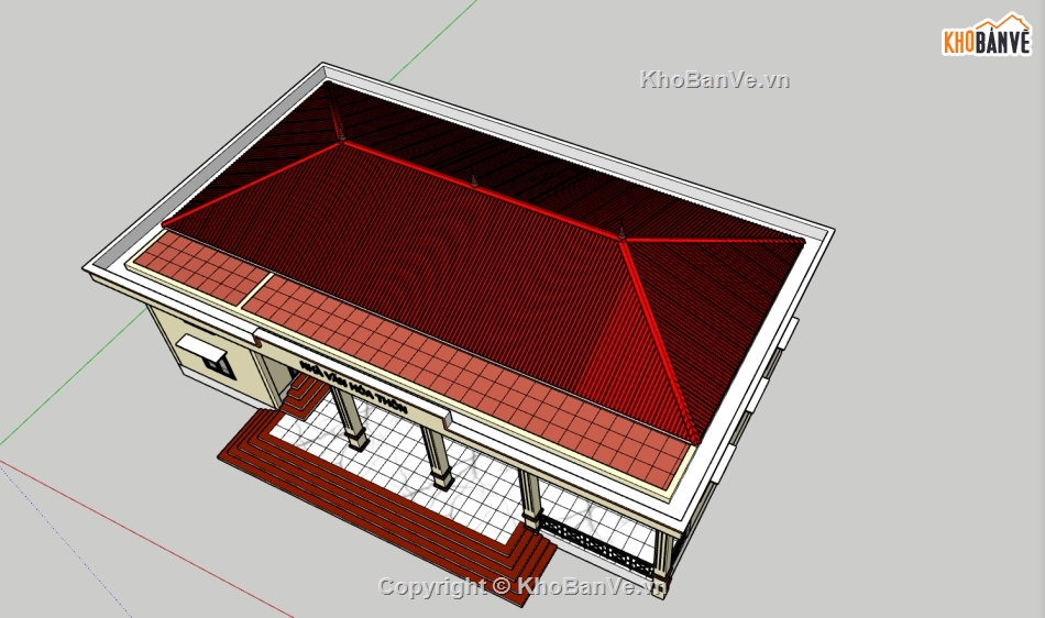 cad nhà văn hóa,thiết kế nhà văn hóa,công trình xã hội,nhà văn hóa