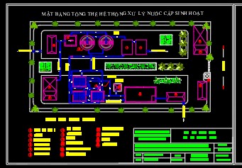 cấp nước,xử lý nước,thuyết minh,thuyết minh cấp nước,file cad đồ án,lý thuyết đồ án