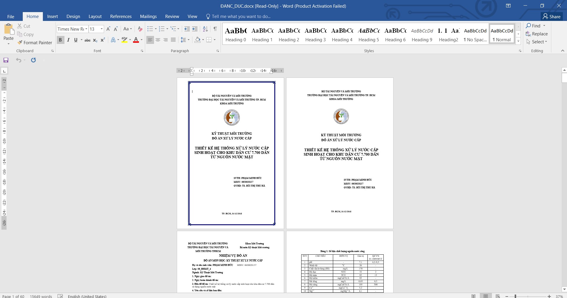 cấp nước,xử lý nước,thuyết minh,thuyết minh cấp nước,file cad đồ án,lý thuyết đồ án