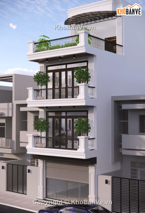 mẫu nhà phố 4 tầng,bản vẽ nhà phố 4 tầng,nhà phố 4 tầng,cad nhà phố 4 tầng,cad nhà phố