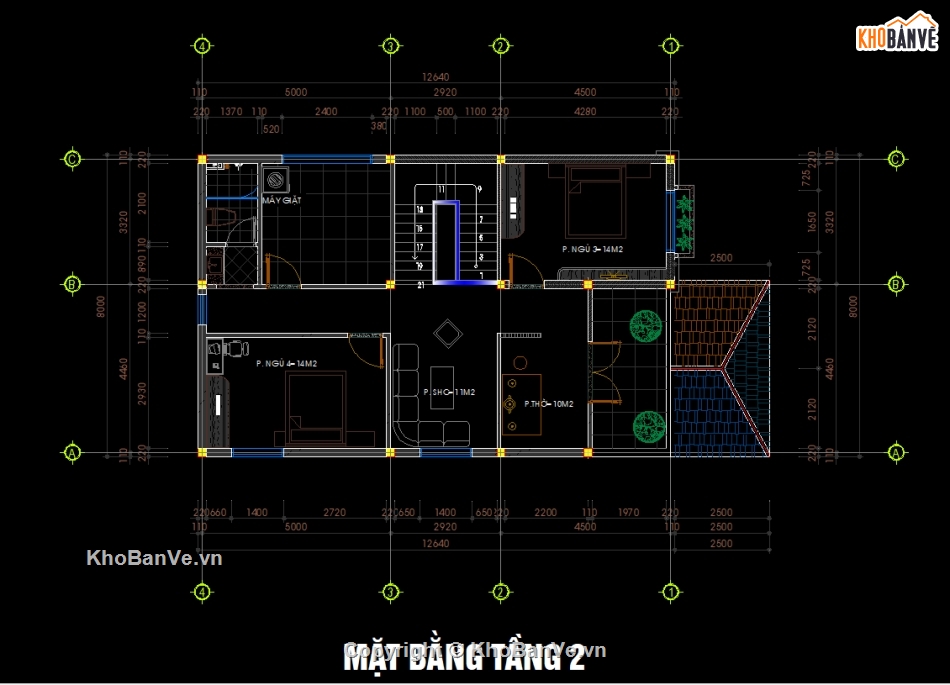 Biệt thự 2 tầng,nhà mái nhật 2 tầng,full hồ sơ thiết kế nhà biệt thự mái nhật 2 tầng,kiến trúc kết cấu nhà mái nhật,file cad nhà mái nhật 2 tầng,biệt thự 8x12m