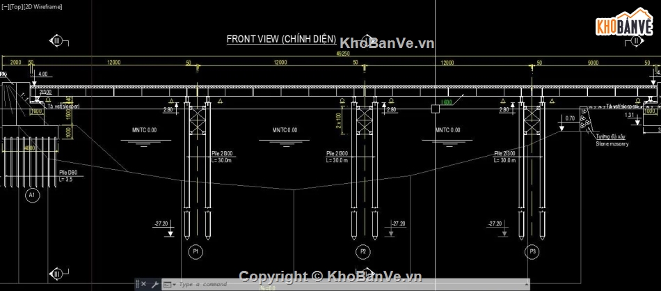 bản vẽ cầu,cầu bản,cầu tạm,bản vẽ cầu tạm,cầu tạm bằng thép