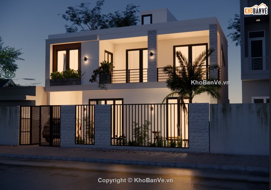 biệt thự 2 tầng,cad biệt thự 2 tầng,file cad biệt thự 2 tầng,biệt thự 2 tầng cad,bản vẽ biệt thự 2 tầng