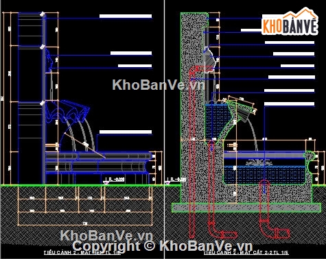 chi tiết sân vườn,biệt thự vườn có hồ bơi,bản vẽ sân vườn,file cad sân vườn