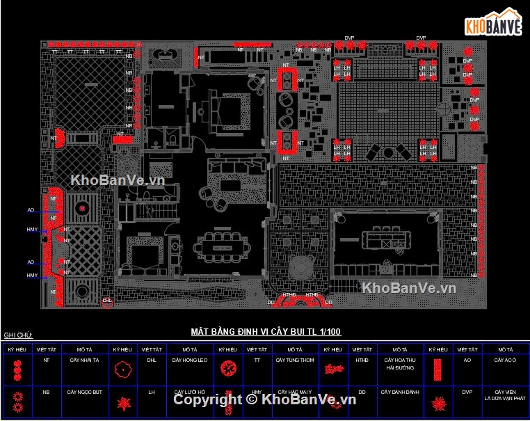 chi tiết sân vườn,biệt thự vườn có hồ bơi,bản vẽ sân vườn,file cad sân vườn