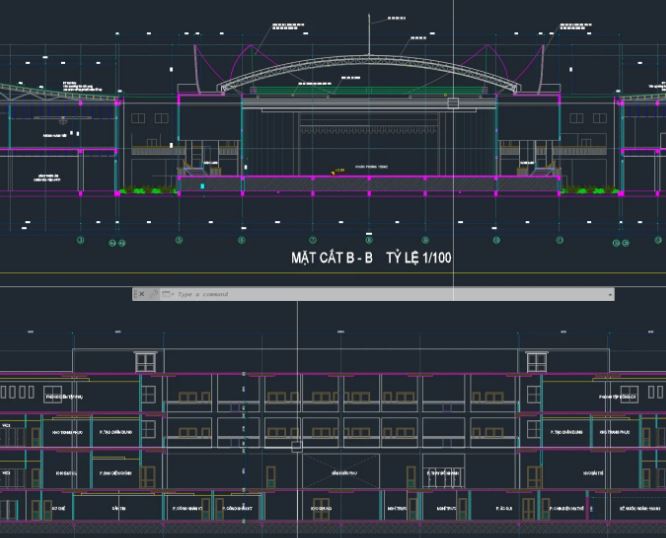trung tâm hội nghị,trung tâm hội nghị file cad,cad trung tâm hội nghị
