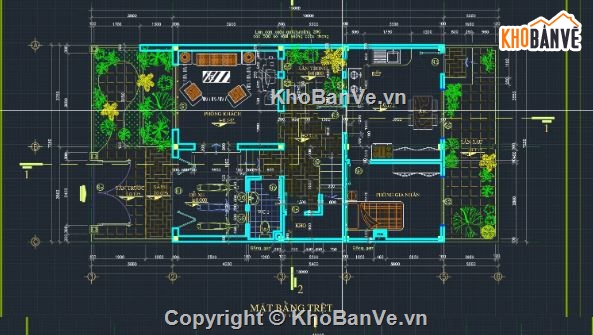 biệt thự 3 tầng,file cad biệt thự 3 tầng,biệt thự 3 tầng cad