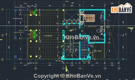 biệt thự 3 tầng,file cad biệt thự 3 tầng,biệt thự 3 tầng cad